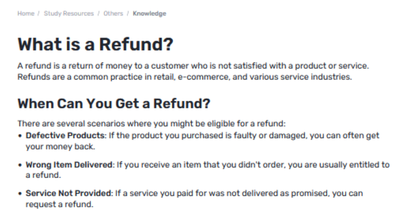 What Are the Common Reasons for Seeking a Refund on Gauth?